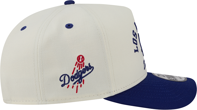 Los Angeles Dodgers New Era Arched Ivory A-Frame 9FIFTY Snapback Hat