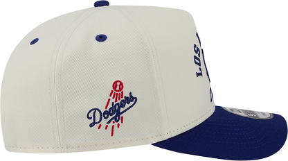 Los Angeles Dodgers New Era Arched Ivory A-Frame 9FIFTY Snapback Hat