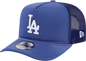 Los Angeles Dodgers New Era Blue Worn A-Frame 9FIFTY Trucker Snapback Hat