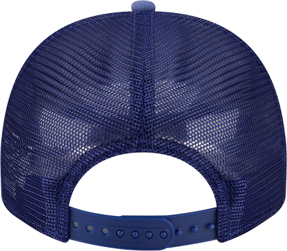 Los Angeles Dodgers New Era Blue Worn A-Frame 9FIFTY Trucker Snapback Hat