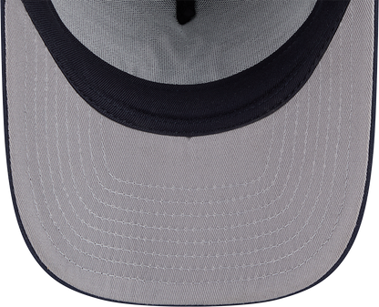New York Yankees New Era Navy Worn A-Frame 9FIFTY Trucker Snapback Hat