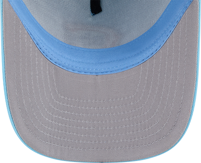 Chicago Cubs New Era Blue Worn A-Frame 9FIFTY Trucker Snapback Hat