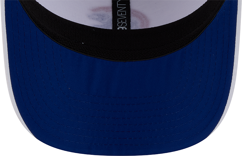 Gorra ajustable Chicago Cubs New Era blanca Sport Rope 9SEVENTY Stretch Snap - Walking Bear