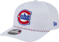 Gorra ajustable Stretch Snap de los Chicago Cubs New Era, segunda alternativa blanca, Sport Rope 9SEVENTY