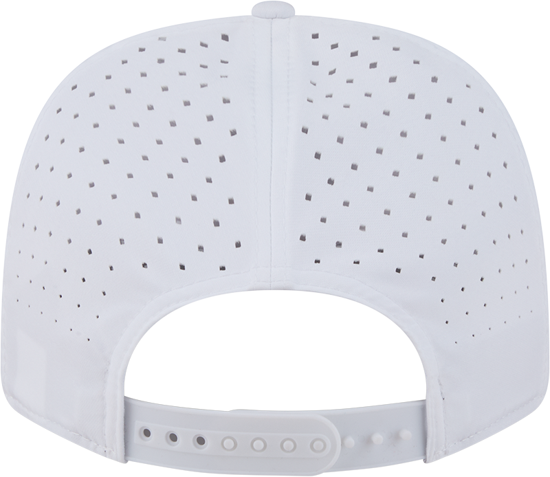 Gorra ajustable Stretch Snap de los Chicago Cubs New Era, segunda alternativa blanca, Sport Rope 9SEVENTY
