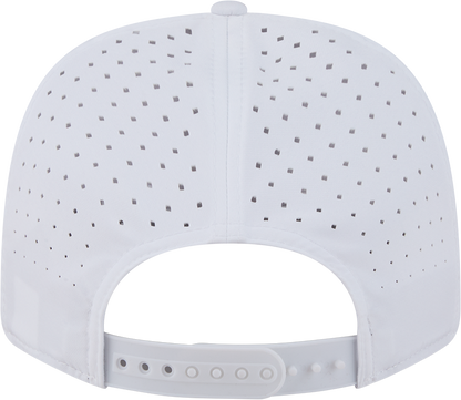 Gorra ajustable Stretch Snap de los Chicago Cubs New Era, segunda alternativa blanca, Sport Rope 9SEVENTY