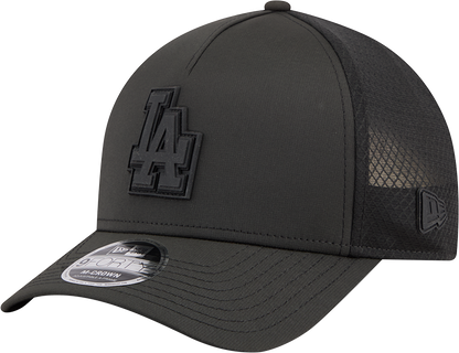 Los Angeles Dodgers New Era Badged 9FORTY M-Crown Adjustable Hat-Black