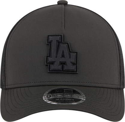 Los Angeles Dodgers New Era Badged 9FORTY M-Crown Adjustable Hat-Black