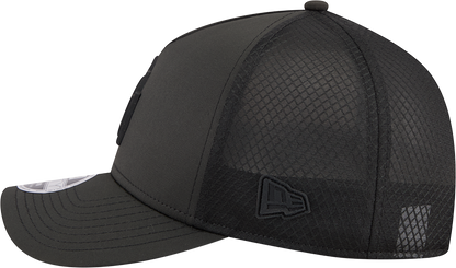 Los Angeles Dodgers New Era Badged 9FORTY M-Crown Adjustable Hat-Black