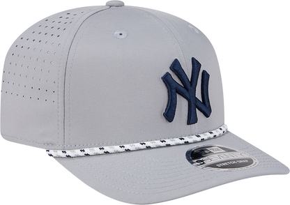 New York Yankees Grey Sport Rope 9SEVENTY Stretch Snap Adjustable Hat