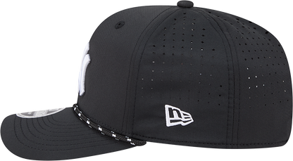 New York Yankees Black Sport Rope 9SEVENTY Stretch Snap Adjustable Hat