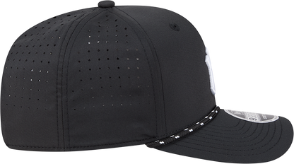 New York Yankees Black Sport Rope 9SEVENTY Stretch Snap Adjustable Hat