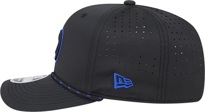 Chicago Cubs New Era Black Bullseye Sport Rope 9SEVENTY Stretch Snap Adjustable Hat