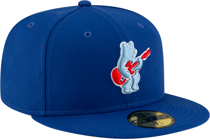 Gorra ajustada BP 59FIFTY New Era Royal Alternate Guitar Bear de los Chicago Cubs para hombre
