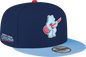 Chicago Cubs New Era Guitar Bear Alternate Navy/Sky Blue 9FIFTY Snapback Hat
