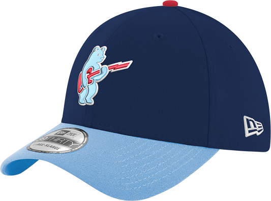 Chicago Cubs 2nd Alternate Guitar Bear Navy/Sky Blue New Era 39THIRTY Flex Hat