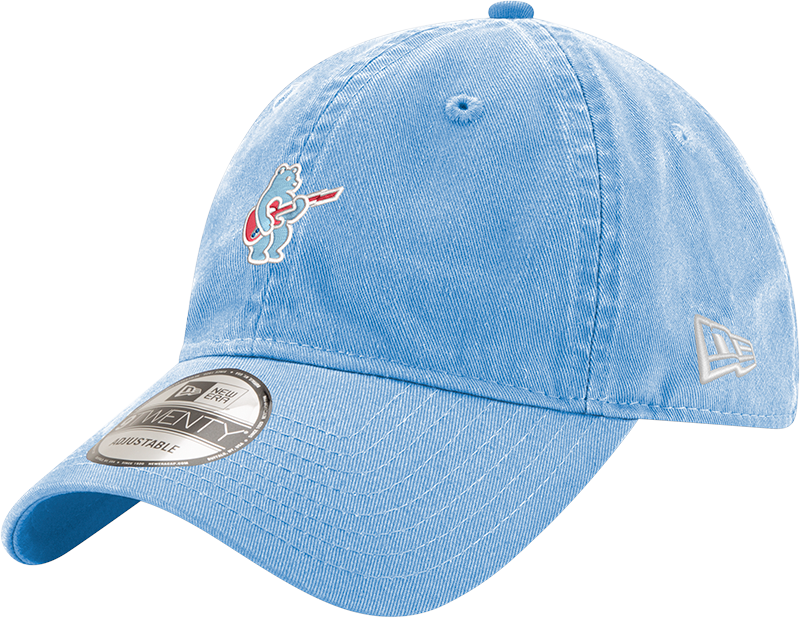 Chicago Cubs New Era Sky Blue Alternate Guitar Bear 9TWENTY Adjustable Hat