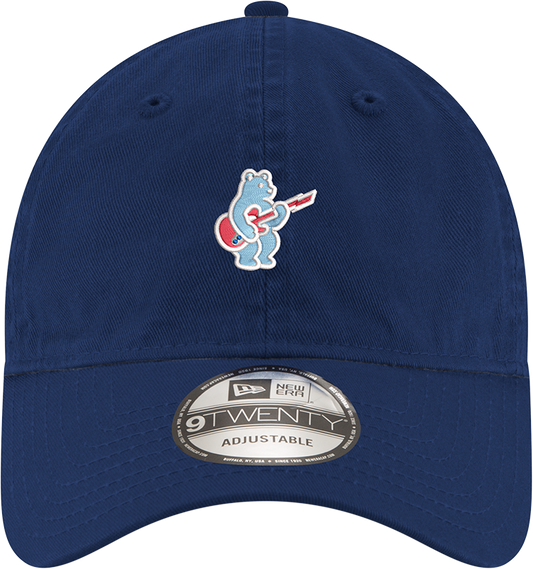 Gorra ajustable 9TWENTY de los Chicago Cubs New Era azul marino alternativa Guitar Bear