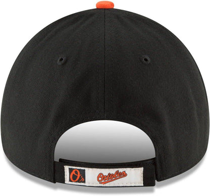 Gorra ajustable de béisbol The League 9FORTY de los Baltimore Orioles para hombre, versión de local