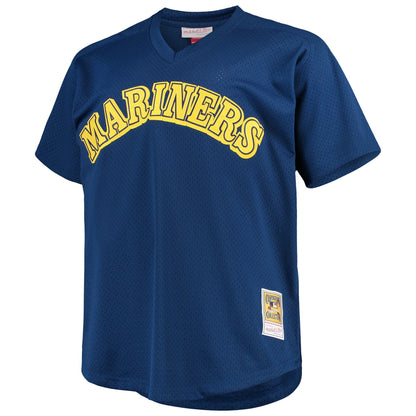 Men's Seattle Mariners Ken Griffey Jr. 1991 Mitchell & Ness Royal Blue Cooperstown Collection Mesh Batting Practice Jersey