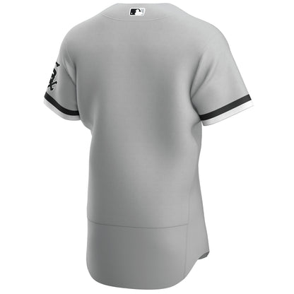 Men's Chicago White Sox Nike Gray Road Authentic Official Team Jersey