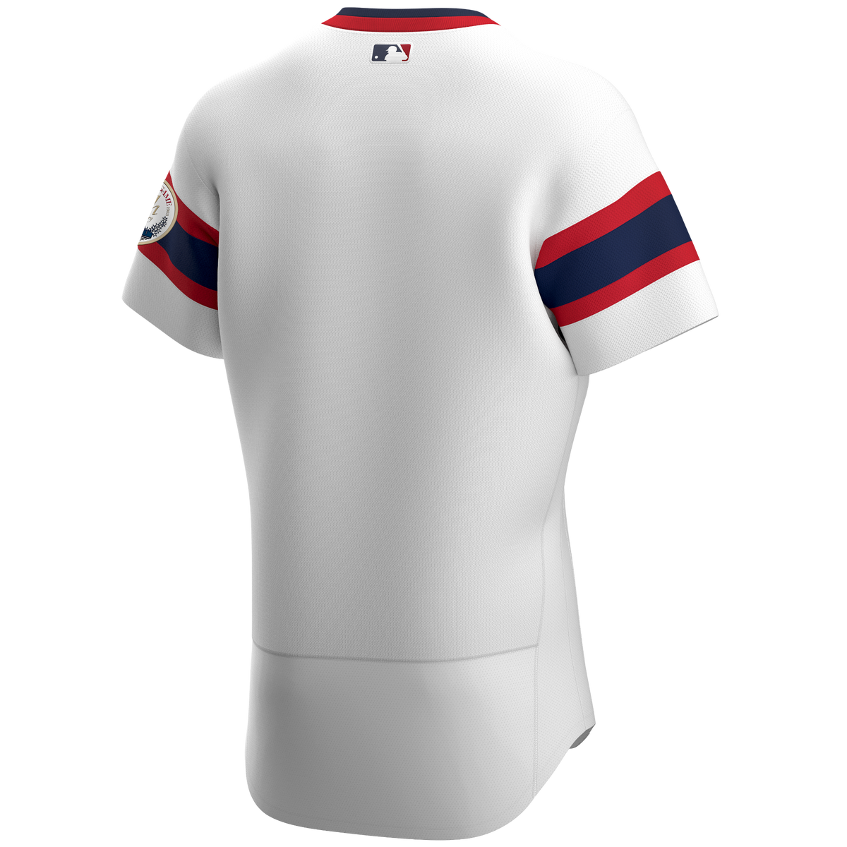 Camiseta oficial auténtica de equipo de los Chicago White Sox Nike blanca alternativa 1983 para hombre