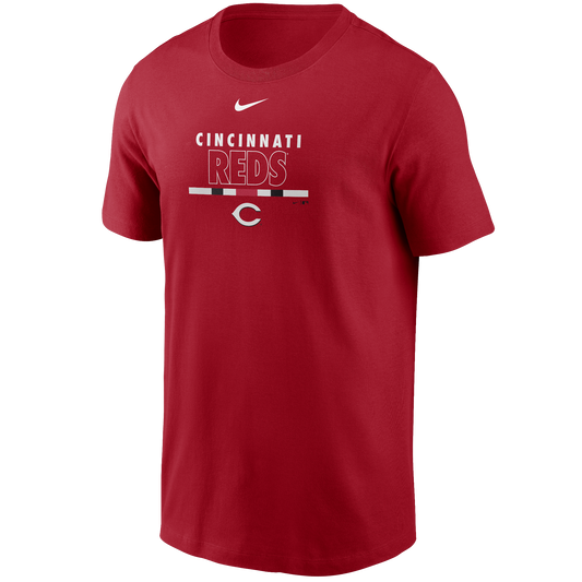 Men's Cincinnati Reds Nike Red Color Bar T-Shirt