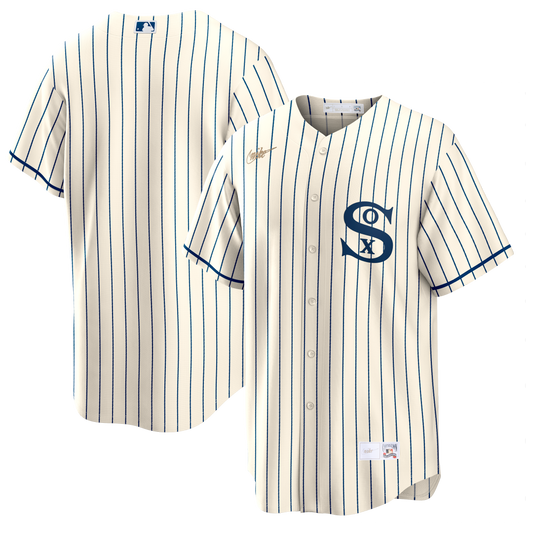Camiseta réplica lisa color crema de la colección Cooperstown Field of Dreams de los Chicago White Sox para hombre de NIKE