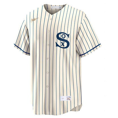 NIKE Men's Chicago White Sox Field of Dreams Cream Cooperstown Collection Blank Replica Jersey