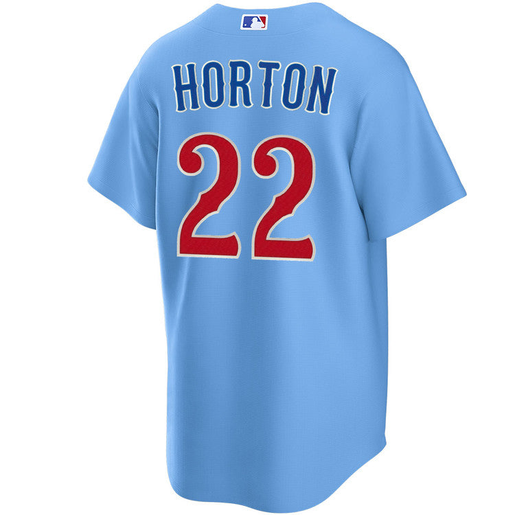 NIKE Men's Chicago Cubs Cade Horton #22 Light Blue 2nd Alternate Replica Jersey
