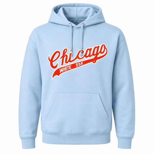 Sudadera con capucha para hombre Chicago White Sox azul empolvado Colección Cooperstown 1972