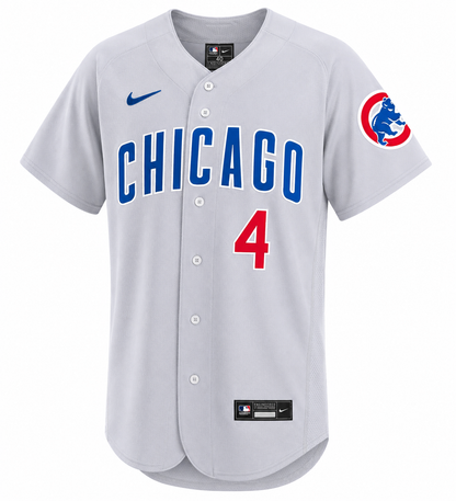 Men's Chicago Cubs Pete Crow-Armstrong Nike Road Gray Authentic Player Jersey