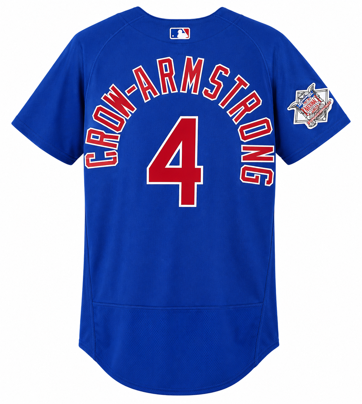 Camiseta auténtica de jugador Nike Alternate azul royal de Pete Crow-Armstrong de los Chicago Cubs para hombre