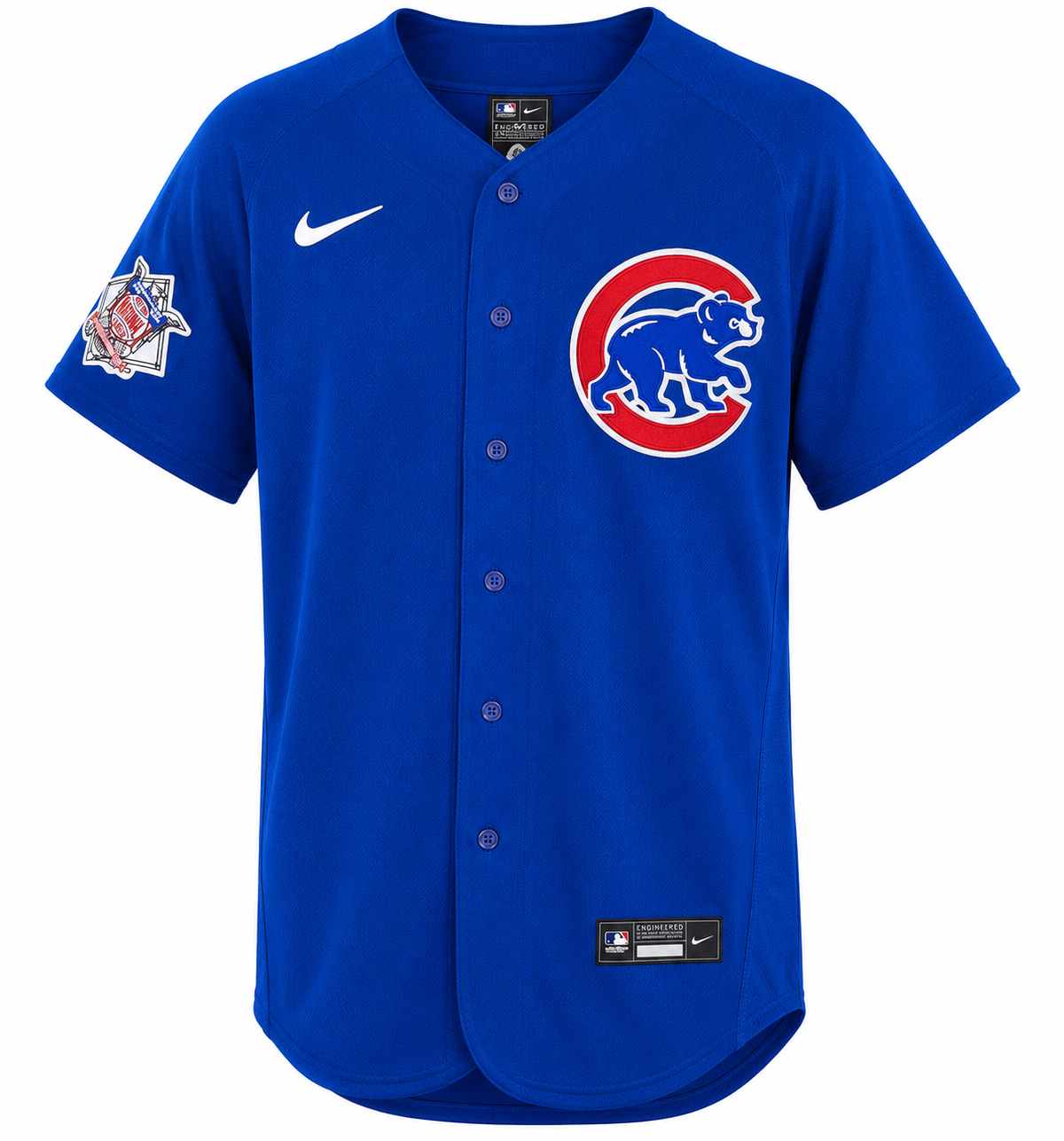 Camiseta auténtica de jugador Nike Alternate azul royal de Pete Crow-Armstrong de los Chicago Cubs para hombre