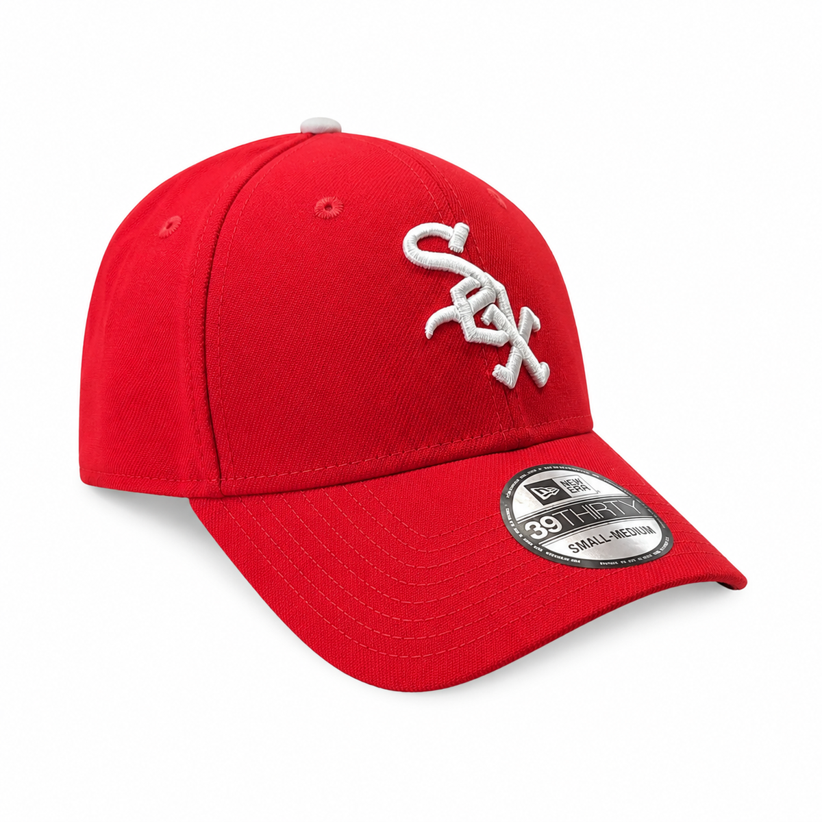 Gorra New Era 39THIRTY Flex Fit roja de los Chicago White Sox Classic 1972 Cooperstown Classics