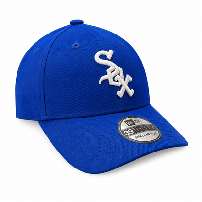 Gorra New Era 39THIRTY Flex Fit azul real Chicago White Sox Classic 1969 Cooperstown Classics