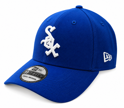 Gorra New Era 39THIRTY Flex Fit azul real Chicago White Sox Classic 1969 Cooperstown Classics