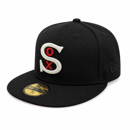 Chicago White Sox New Era Black Wool 1917 59FIFTY Fitted Hat