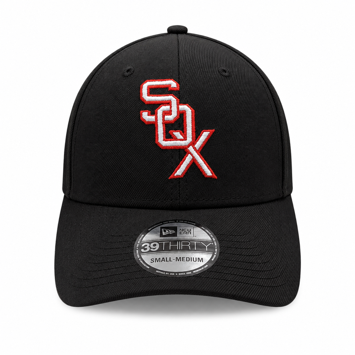 Gorra New Era 39THIRTY Flex Fit negra Chicago White Sox 1959 Cooperstown Classics