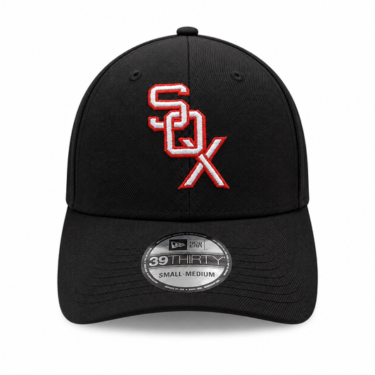 Gorra New Era 39THIRTY Flex Fit negra Chicago White Sox 1959 Cooperstown Classics