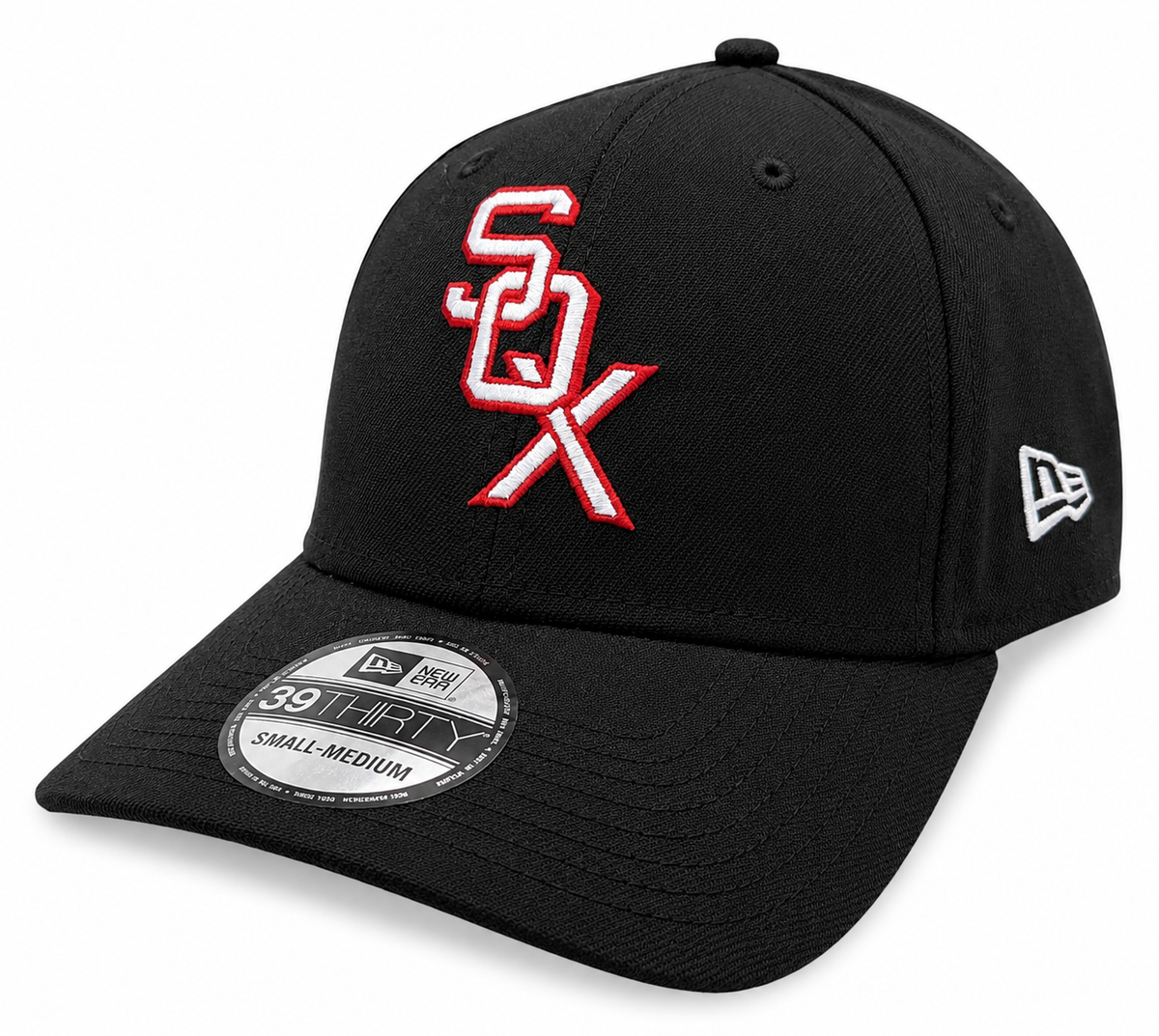 Gorra New Era 39THIRTY Flex Fit negra Chicago White Sox 1959 Cooperstown Classics