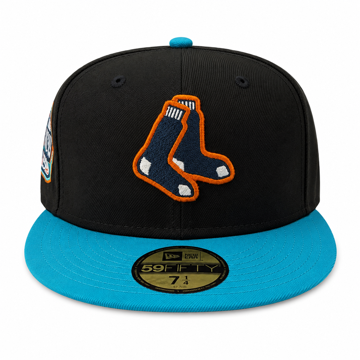 Boston Red Sox New Era Black/Pine Hellbilly Deluxe 59FIFTY Fitted Hat