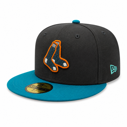Boston Red Sox New Era Black/Pine Hellbilly Deluxe 59FIFTY Fitted Hat