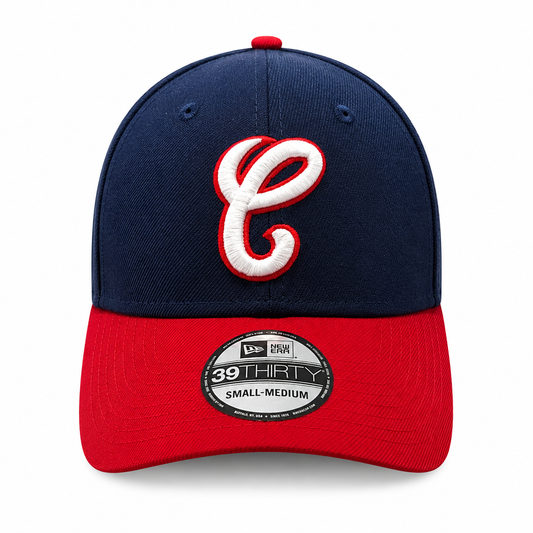 Gorra New Era 39THIRTY Flex Fit de los Chicago White Sox 1987 en azul marino/rojo