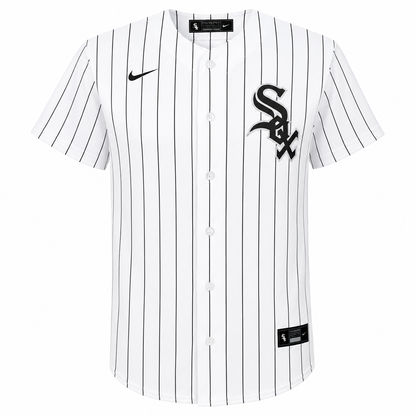 Youth Luis Robert Chicago White Sox White Home Nike Replica Jersey