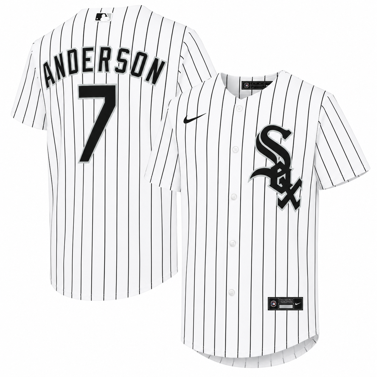 Youth Chicago White Sox Tim Anderson Nike White Home Replica Player Jersey