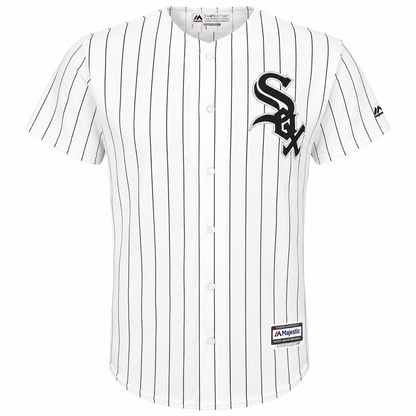 Youth Eloy Jimenez Chicago White Sox Majestic White Home Cool Base Replica Jersey