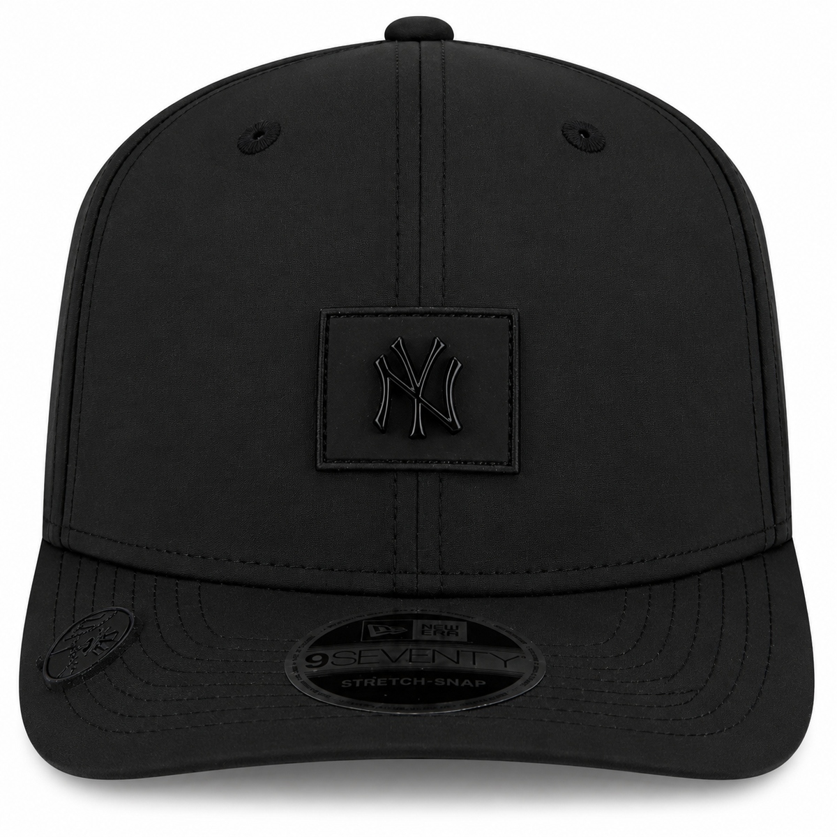 New York Yankees New Era 2026 Clubhouse 9SEVENTY Stretch Snap Adjustable Hat-Black Tonal