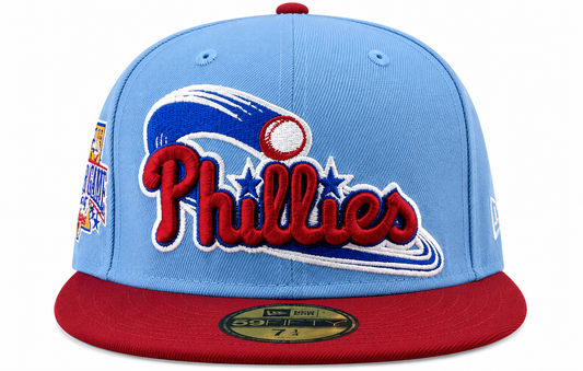 Philadelphia Phillies MLB 1996 ASG 2 Tone Sky Blue/Cardinal New Era 59FIFTY Fitted Hat