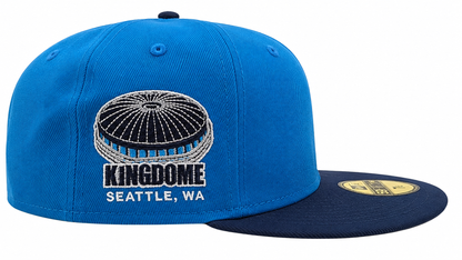 Seattle Mariners New Era 2 Tone Sunwash Ocean Blue Nirvana Nevermind Inspired 59FIFTY Fitted Hat